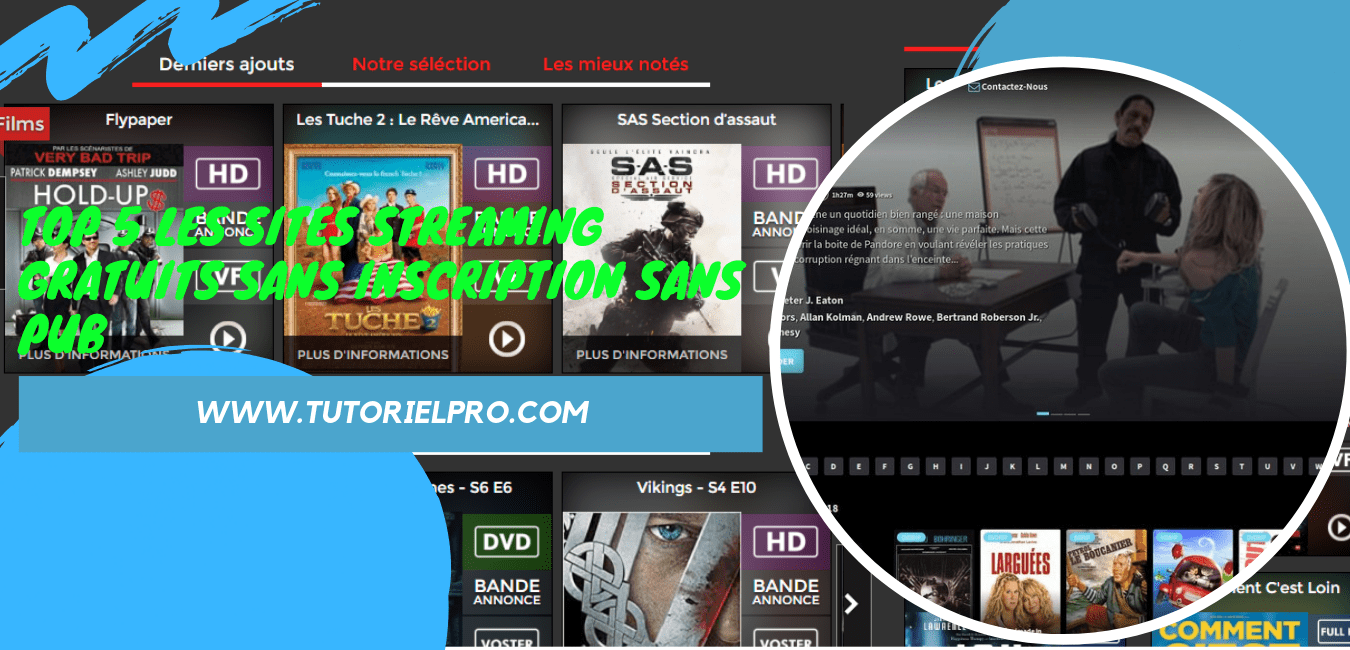 Top 5 Les Sites Streaming Gratuits Sans Inscription Sans Pub | Tutorielpro