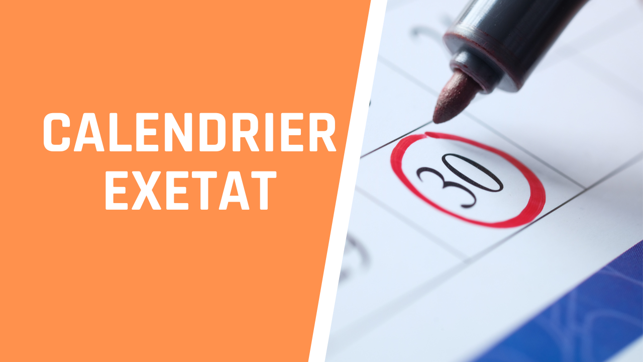 Calendrier EXETAT 2024